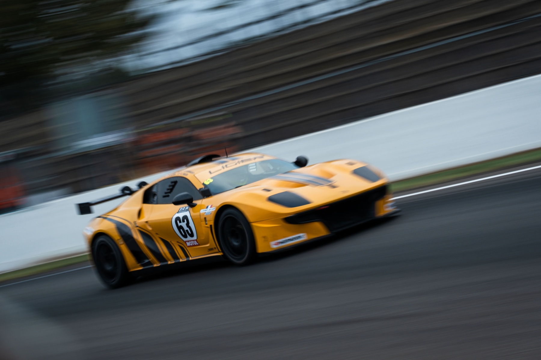 Ligier JS2 R #63 on track — Nogaro